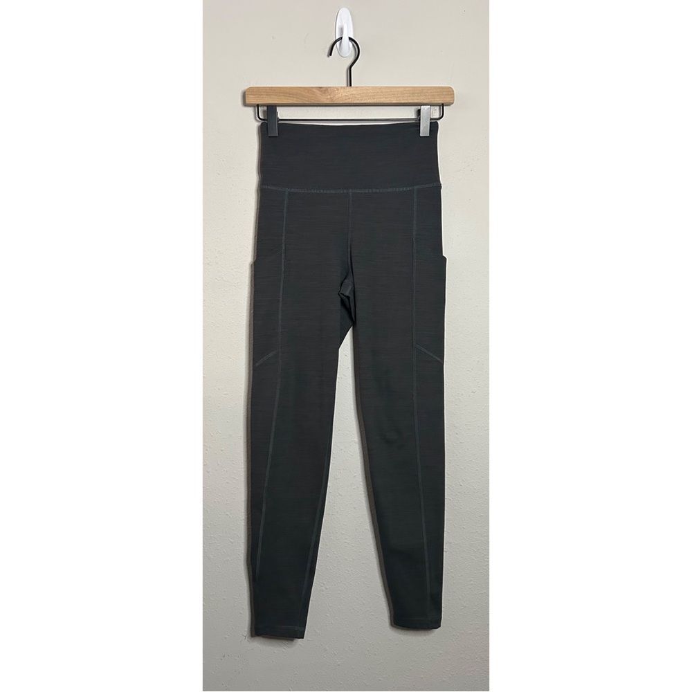 American Eagle The Everything Pocket Legging in Charcoal Gray
